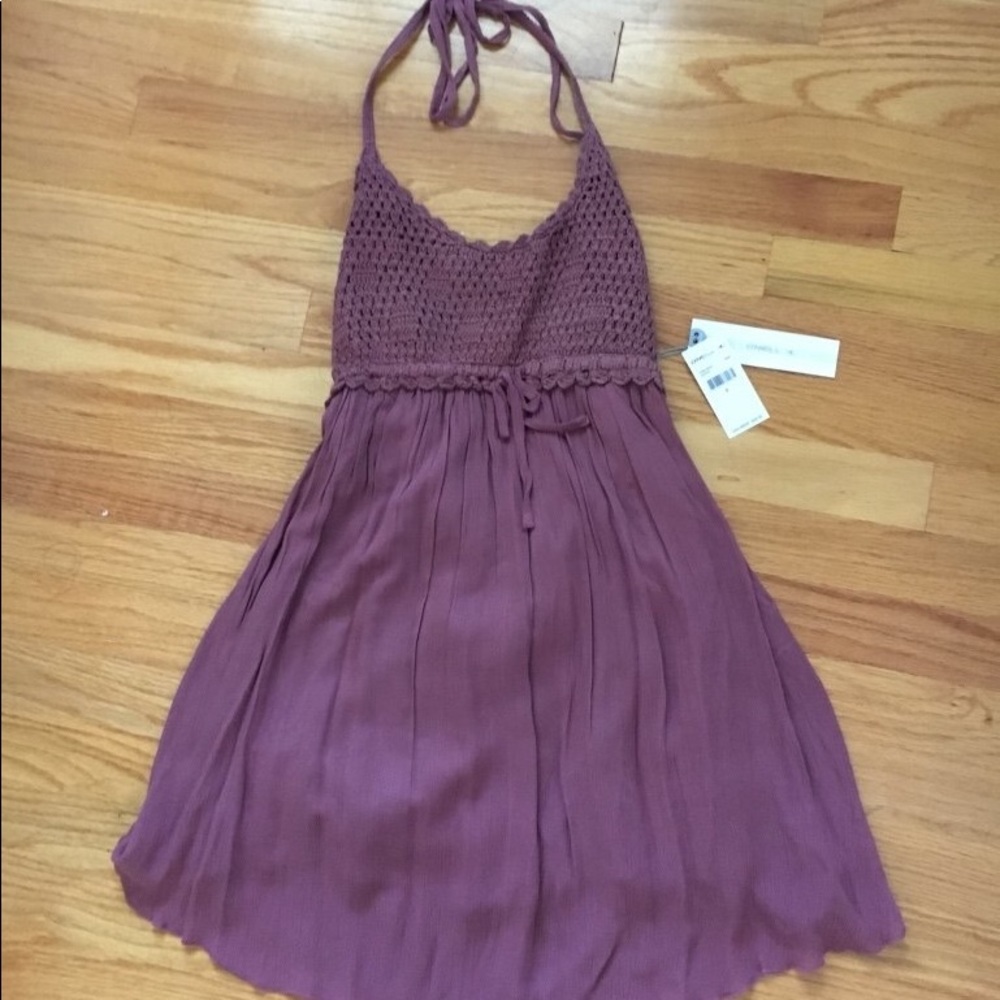 mauve halter top dress from O’neill